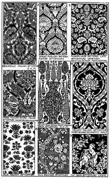 Image unavailable: TEXTILE FABRICS.      Plate 39.