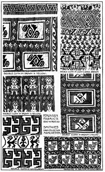 Image unavailable: PERUVIAN TEXTILES.      Plate 40.