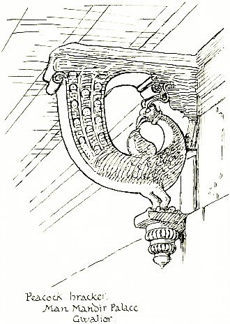 Peacock bracket.