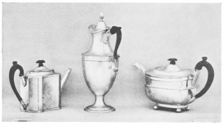 Image unavailable: Courtesy Metropolitan Museum of Art  Sheffield Plate Teapots and Coffee Pot