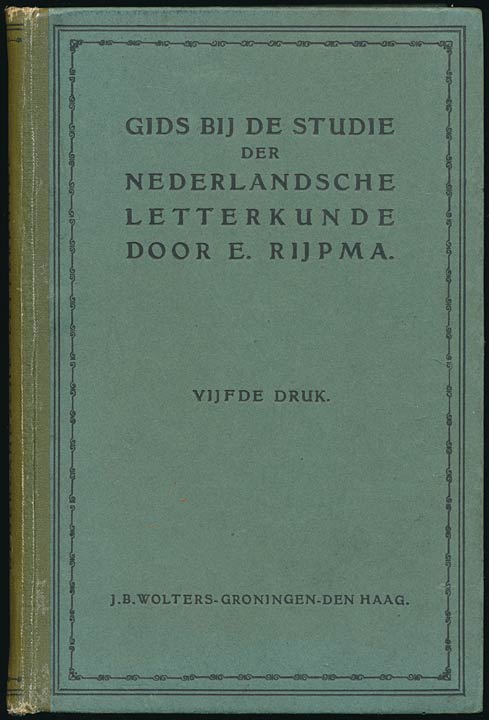 Oorspronkelijke voorkant.