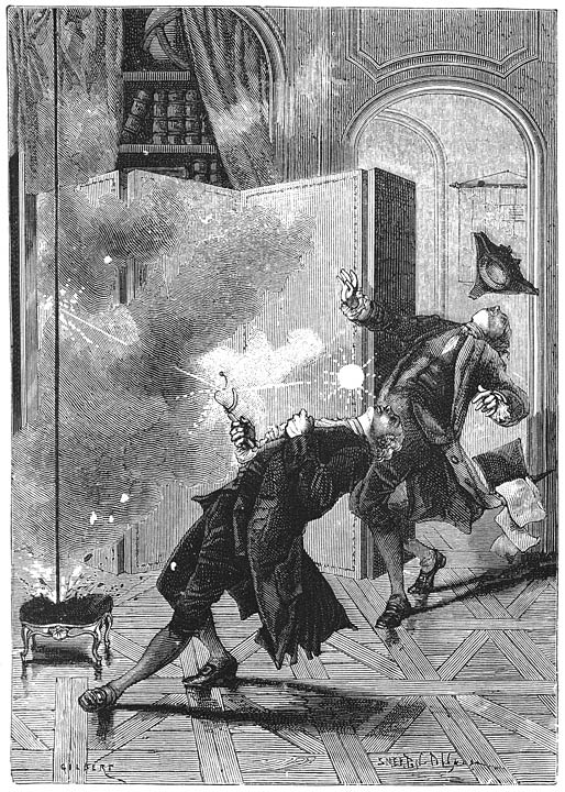 Oogenblikkelijk vliegt er een vuurbol... Blz. 7.