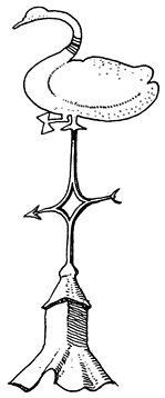 IRON WEATHER-VANE FROM BROEK