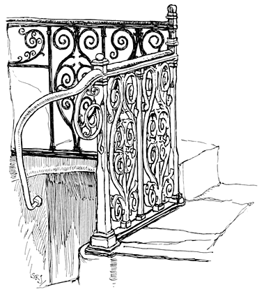 WROUGHT-IRON STAIR-RAILING FROM ZIERIKZEE