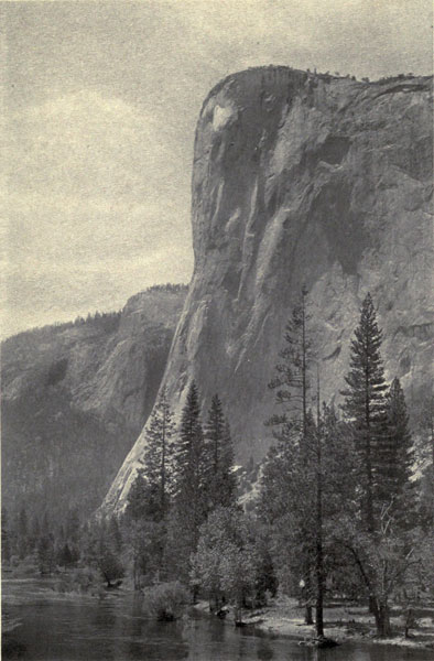 A Yosemite Cañon Cliff (El Capitan)