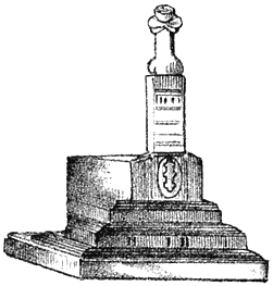 Muḥammadan grave monument.