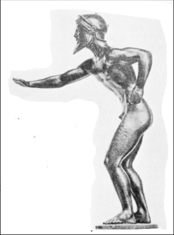 Bronze Statuette of a Hoplitodrome.