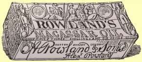 Rowland’s Macassar oil—a copy in outline of the genuine label