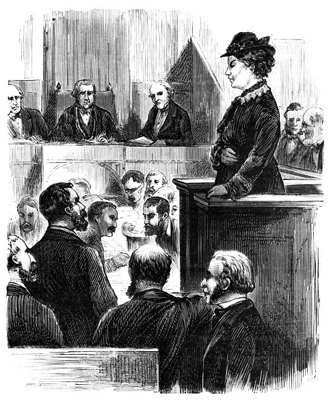 Illustration: EXAMINATION OF MRS. DYSON.