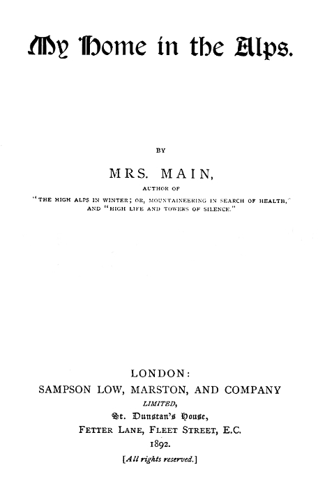 title page