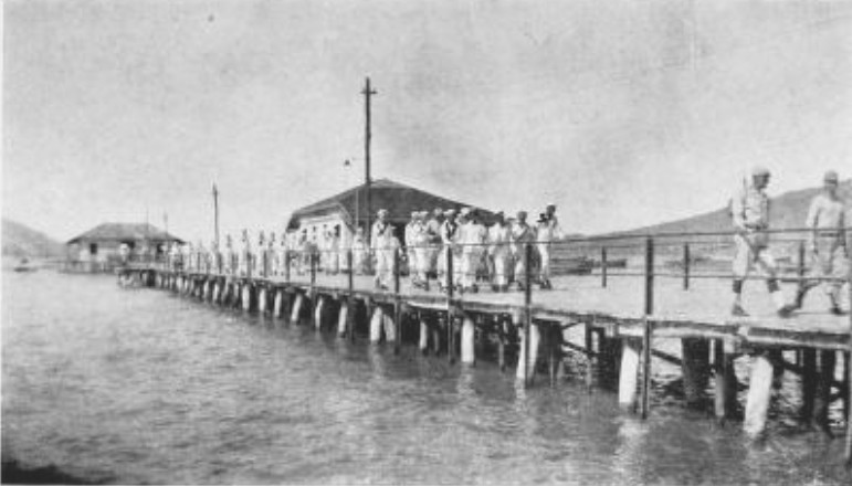 THE WARSHIP ROCHESTER HAD ANCHORED AT AMAPALA ON WHAT WAS DESCRIBED AS A COURTESY VISIT