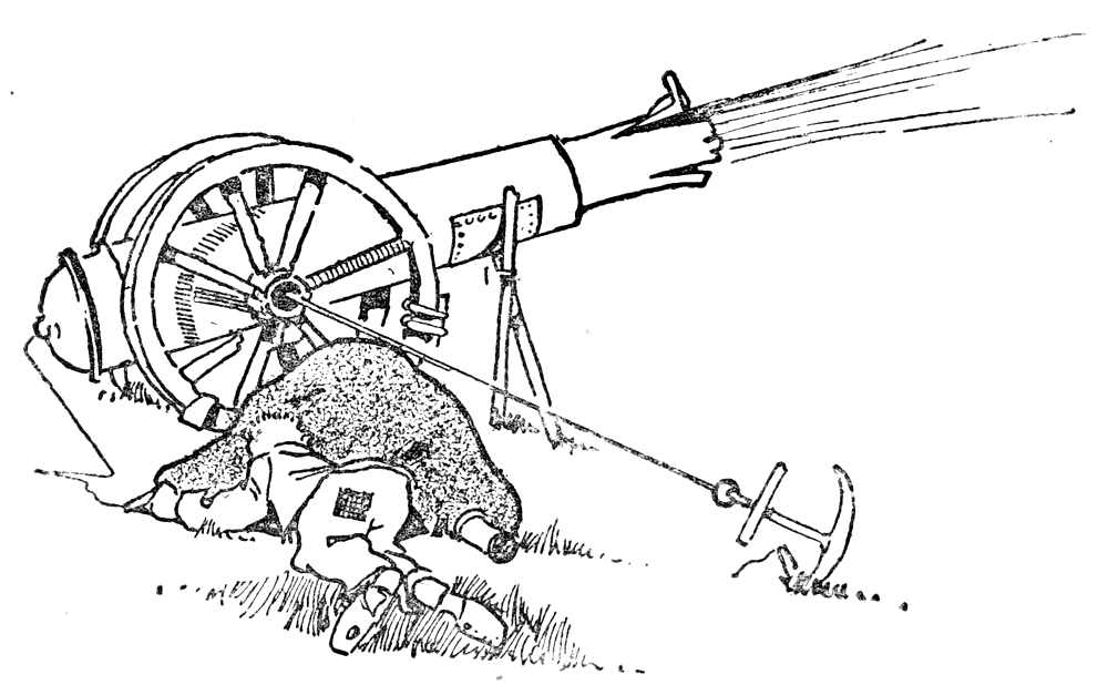 cannon firing