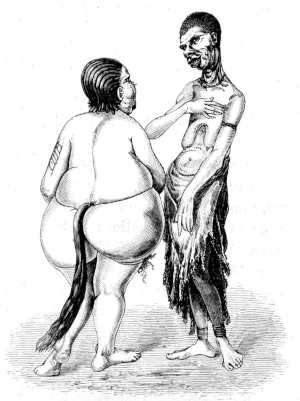 Bongo and Dinka women