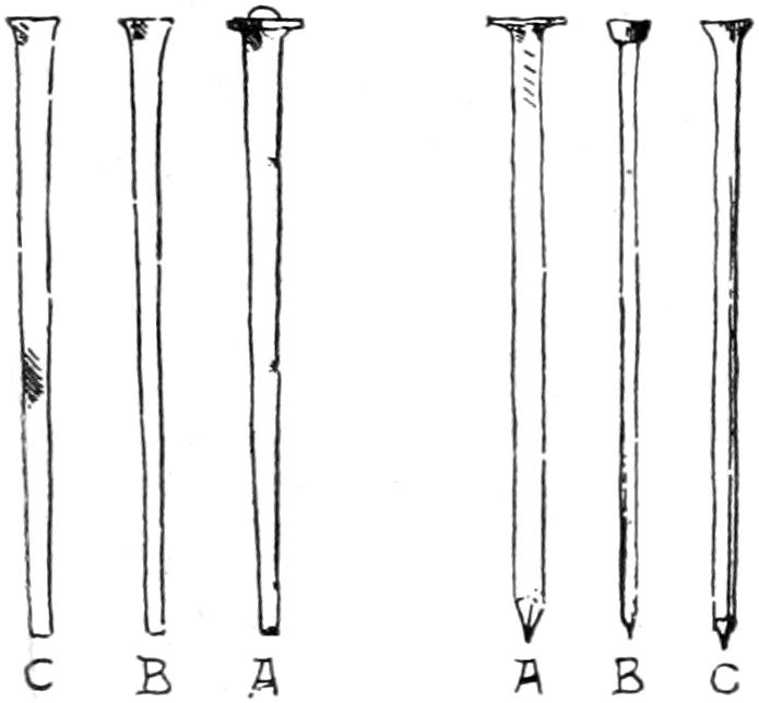 Wire and casing nails