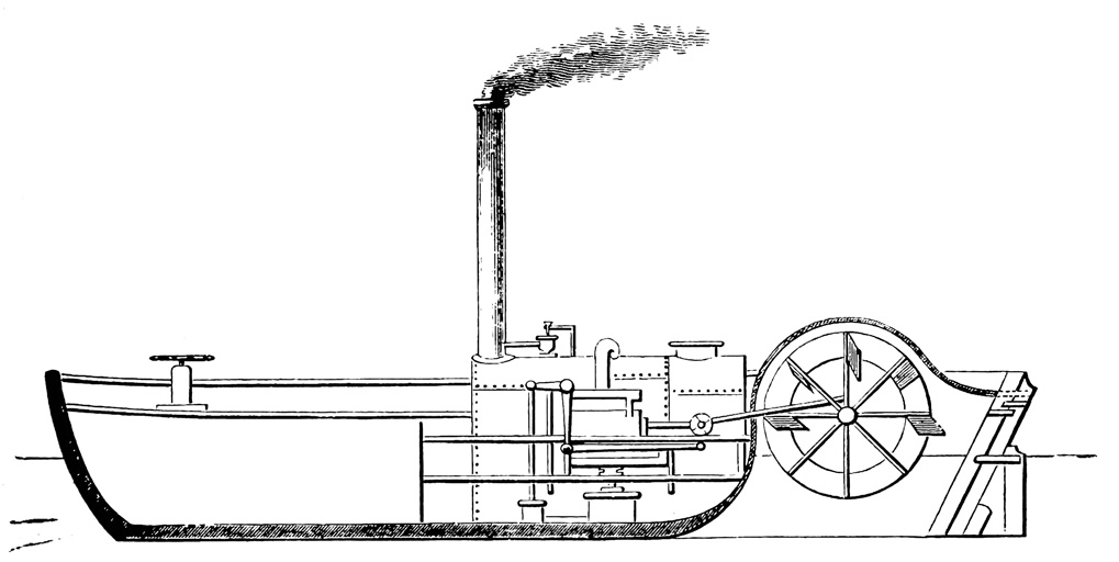 Sectional View of the S.S. “Charlotte Dundas”