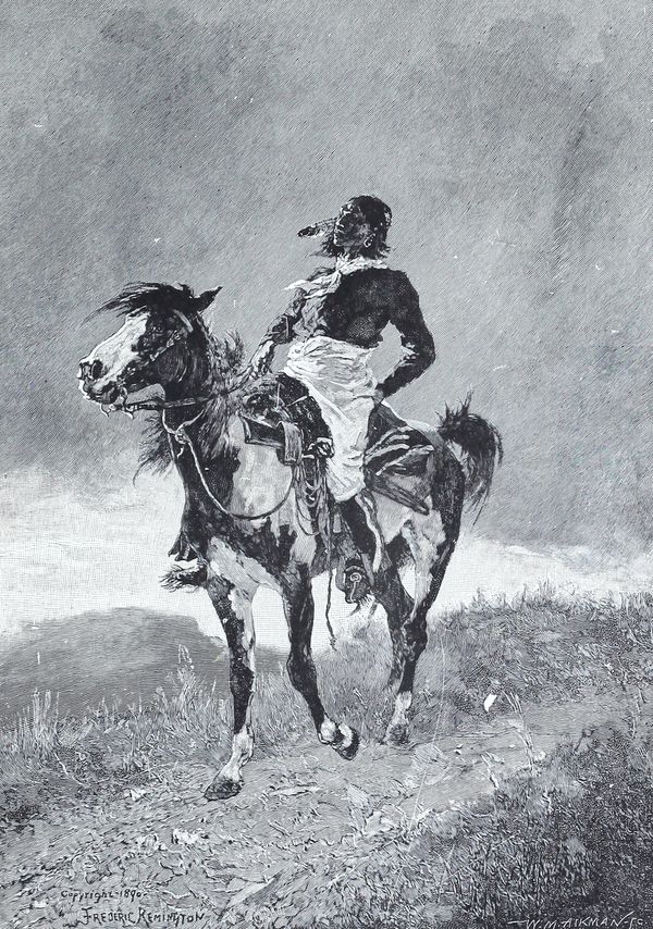 Indian on horseback