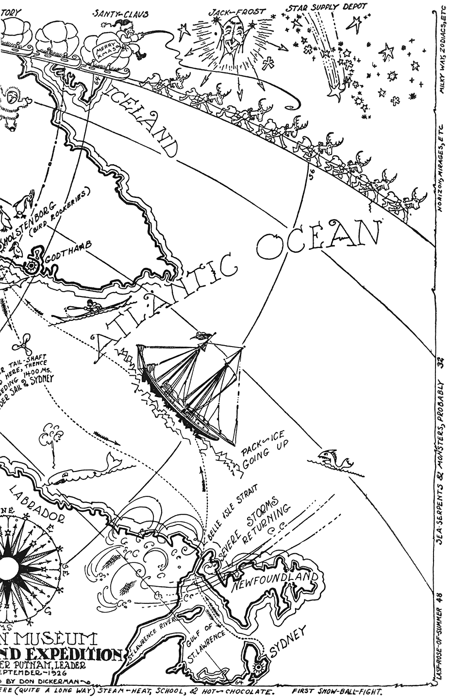 the right-hand side of a map of Northern Canada, Greenland, and the North Atlantic.