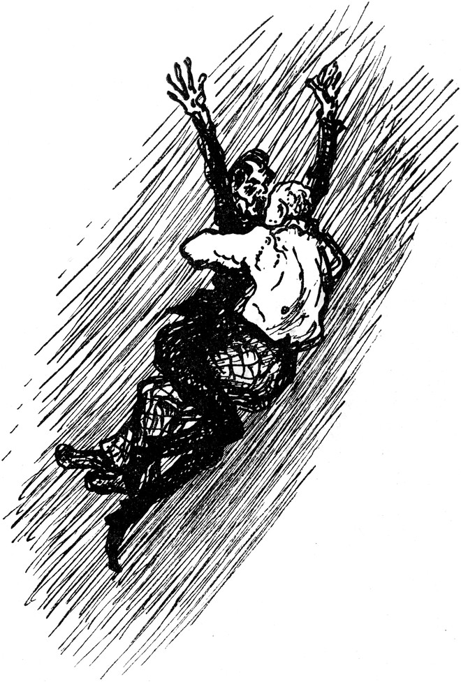 Castringius und Anton im   Kampf