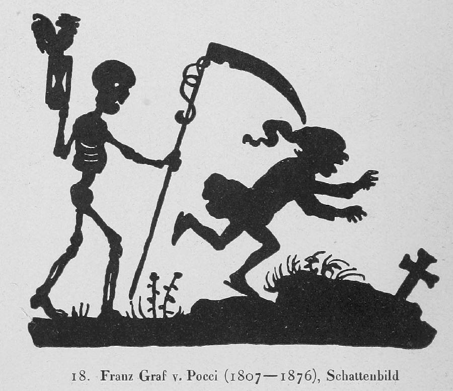 Franz Graf von Pocci (1807-1876), Schattenbild