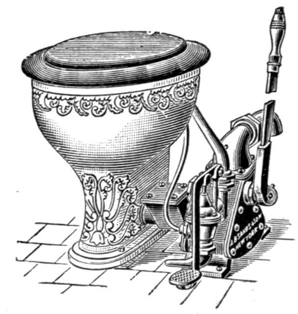 [Pump water closet]