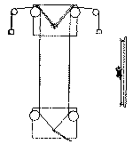 DIAGRAM OF MECHANICAL TELAUTOGRAPH. BOW-DRILL ARRANGEMENT