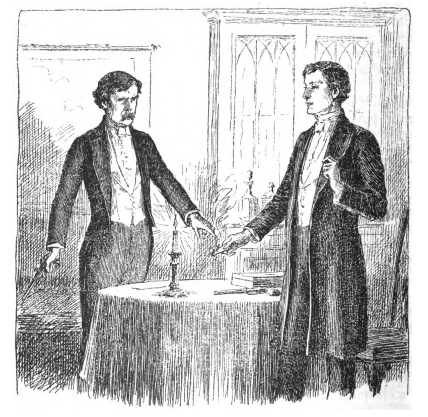 'Well, take your place,' said Thorn. 'Well, take your place,' said Thorn.