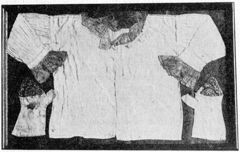 Christening Shirt and Mitts of Governor
Bradford.