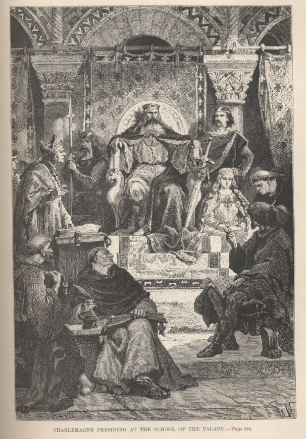 Charlemagne Presiding at the School of The Palace&mdash;&mdash;246 