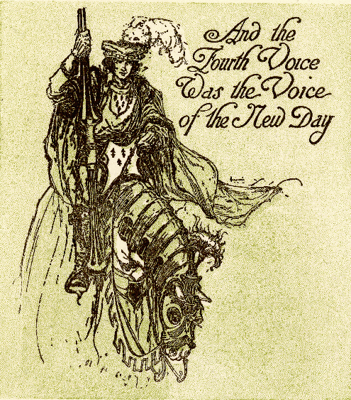 Illustration:
And the Fourth Voice Was the Voice of the New Day
