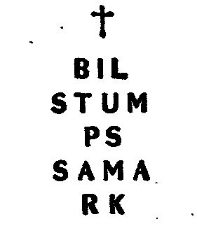 Inscription Inscription: bil stum ps sama rk