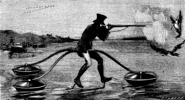  FIG. 2.&mdash;A TRIAL OF VELOCIPEDES IN 1818.