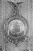 This group of old mirrors indicates the extent to which
refinement of design was carried during the Georgian period in
England&mdash;the time of the great cabinet-makers.