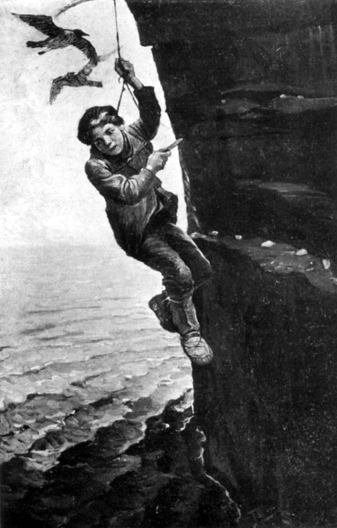 "Hurry, Jimmy. I can't hang here much longer. I'm getting all numb"