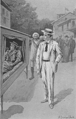 "The young millionaire walked by the side of
the vehicle."--Page 155.