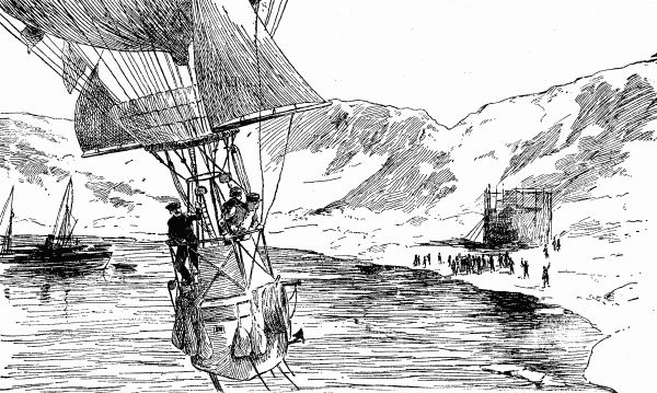 The Start of the Andr&eacute;e Balloon