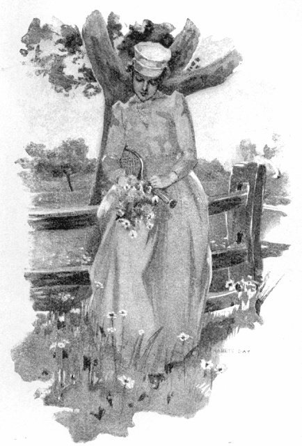 "THE FEET THAT KISSED ITS PAVEMENT ARE DEEP IN COUNTRY GRASS."&mdash;Page 59.