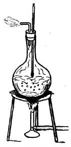 FIG. 9.&mdash;Determining one of the fixed points of a thermometer.
 