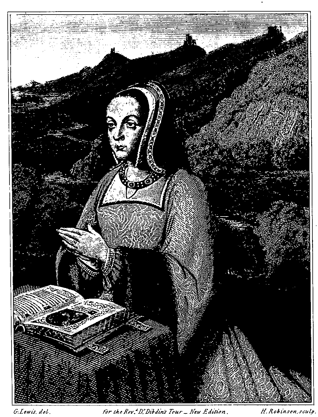 ANN OF BRITTANY. From an Illustrated Missal in the Royal Library at
Paris