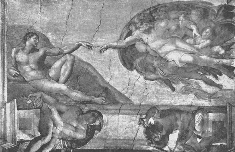 THE CREATION OF MAN. Sistine Chapel, Rome. THE CREATION OF MAN. Sistine Chapel, Rome.