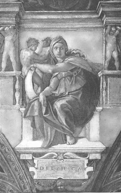 THE DELPHIC SIBYL. Sistine Chapel, Rome. THE DELPHIC SIBYL. Sistine Chapel, Rome.