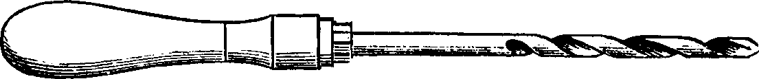Illustration:
Fig. 4. The osteotrite, for enlarging openings and cutting carious bone.
