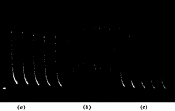 Fig.&nbsp;72.&mdash;Diminution of Response due to Shortening the Period of Recovery