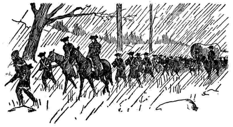 We had not march'd many miles before it began to rain We had not march'd many miles before it began to rain