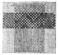 FIG. 44.
DAMASK DARNING. WRONG SIDE.