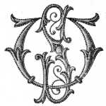 FIG. 207.
MONOGRAM COMPOSED OF LETTERS V AND
S DRAWN FROM THE ALPHABETS OF
MONOGRAMS.