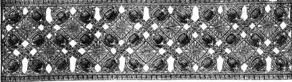 MACRAM&Eacute; STRIPE—ARABIC SUBJECT.