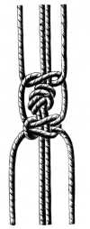 FIG. 565.
KNOT SHUT.
WORKING DETAIL
OF FIG. 563.