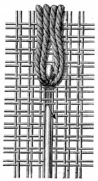 FIG. 846. SMYRNA STITCH
WORKED WITH A CROCHET
NEEDLE. FIRST DETAIL.