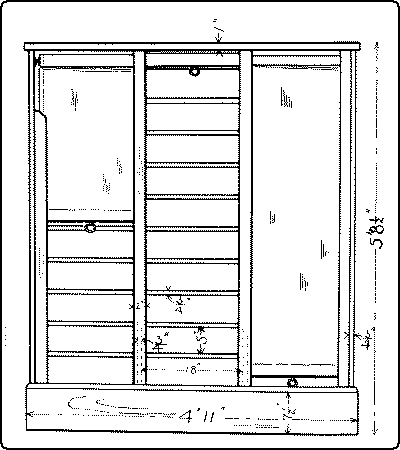 Fig. 241. An Inexpensive Locker for Unfinished Work.