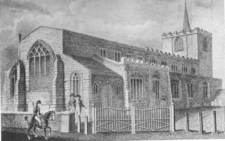 The Old Parish Church, Horncastle.  (Reproduced from
Weir&rsquo;s &ldquo;Horncastle.&rdquo;)